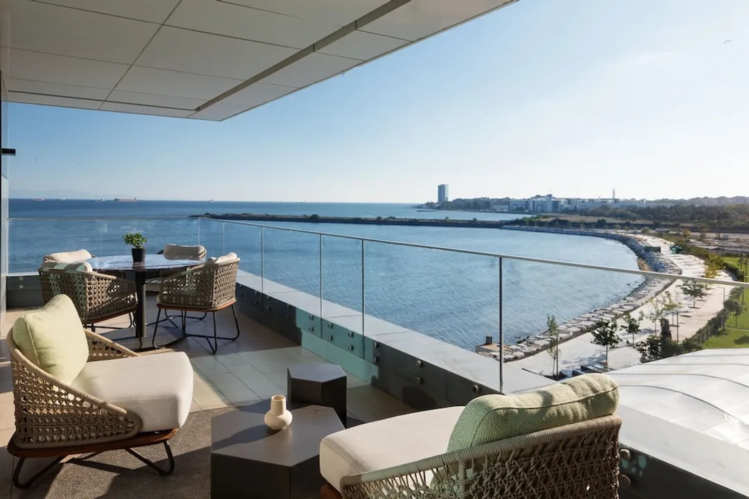 伊斯坦堡馬爾馬拉海 JW 萬豪飯店-Specialty Two Bedroom Residence, Executive Lounge Access, 1 King, 1 Queen, Sea View, Balcony-4