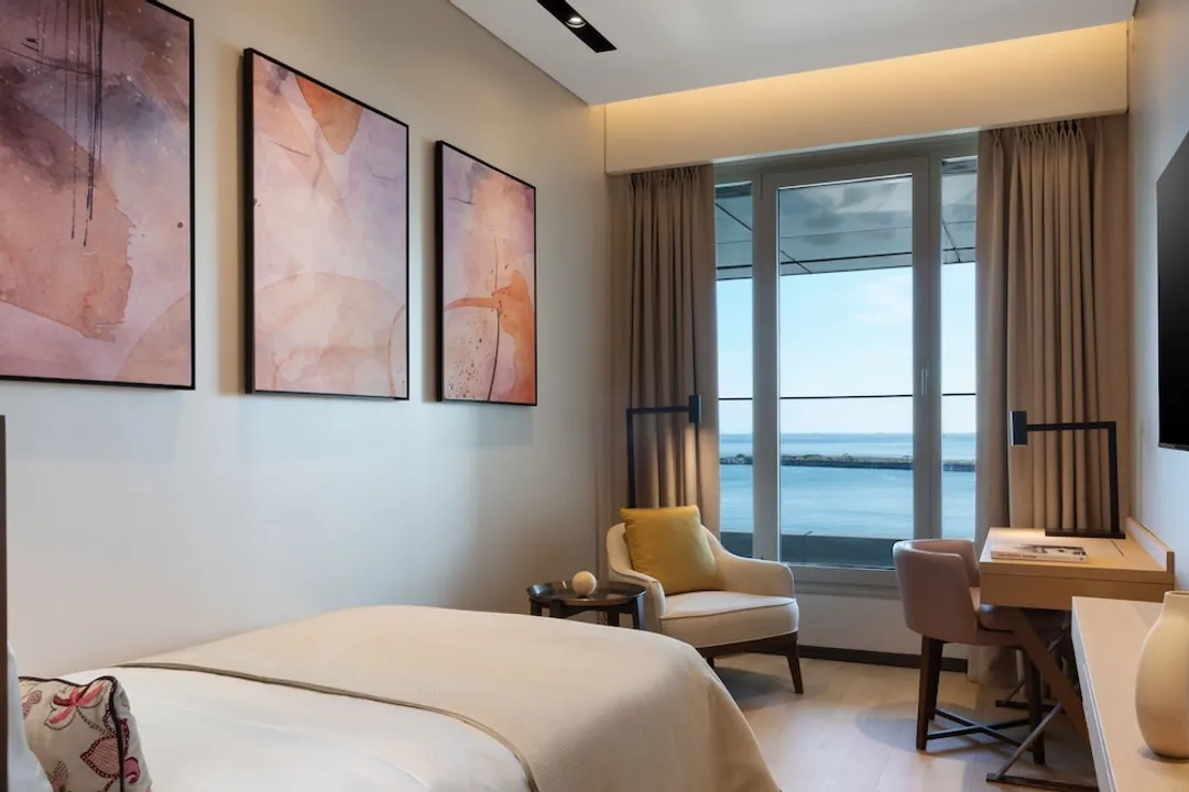 伊斯坦堡馬爾馬拉海 JW 萬豪飯店-Specialty Two Bedroom Residence, Executive Lounge Access, 1 King, 1 Queen, Sea View, Balcony-3