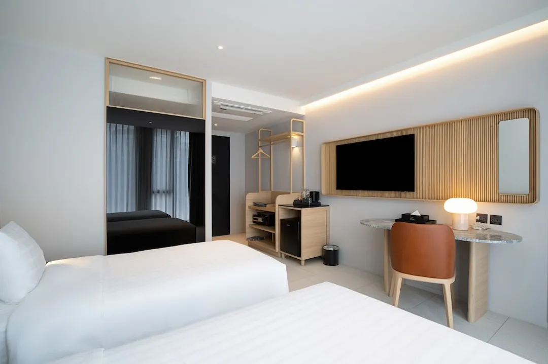 沙吞桑飯店-Deluxe Twin Room-3
