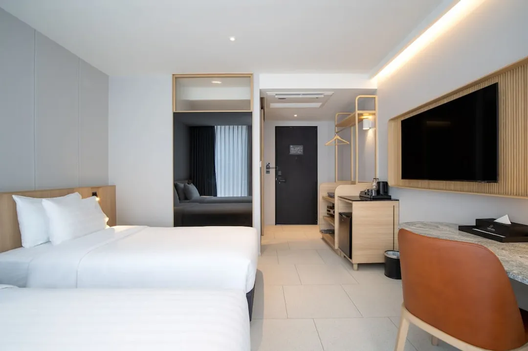 沙吞桑飯店-Deluxe Twin Room-6