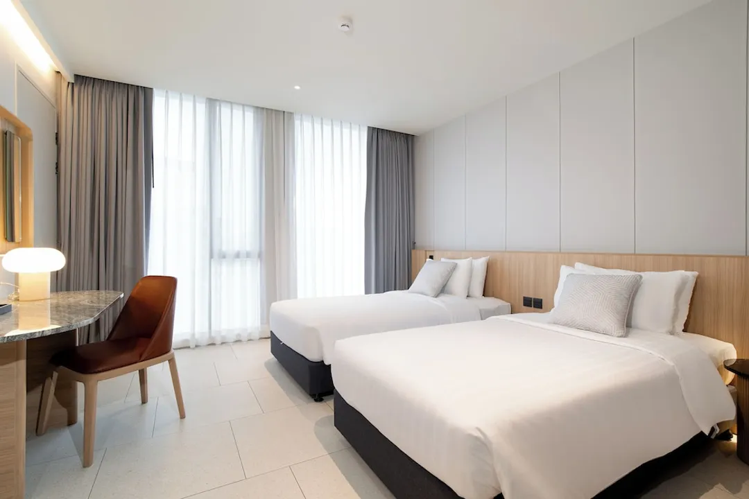 沙吞桑飯店-Deluxe Twin Room-17