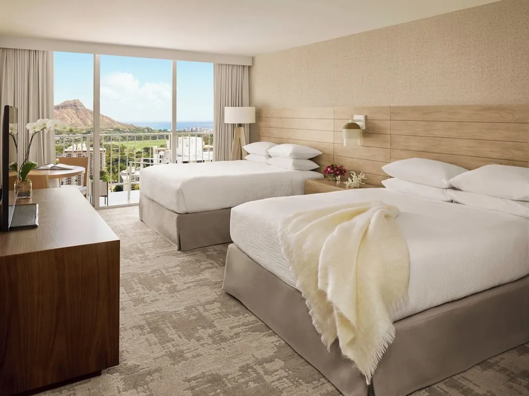 'Alohilani Resort Waikiki Beach-Room, 2 Queen Beds, Ocean View (Diamond Head Ocean View)-1