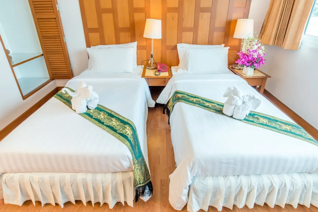 新暹羅河濱飯店-Superior Twin Room with River View-2