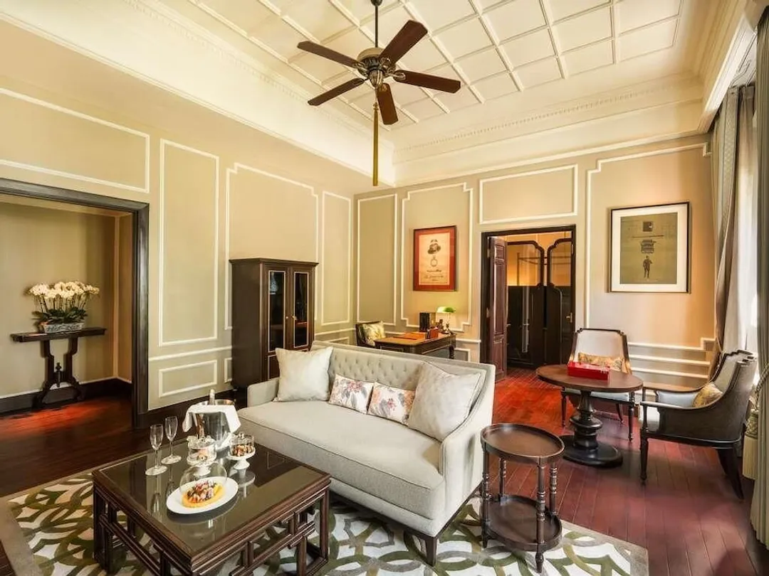 索菲特河內大都市傳奇酒店-Heritage wing, Somerset Maugham Suite with Metropole Privileges and Benefits, King Bed-1