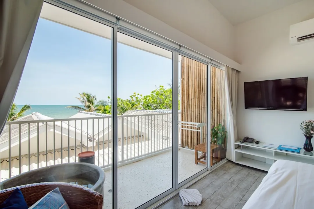 華欣坎蒙之家海灘飯店-One Bedroom Seaview Balcony-5