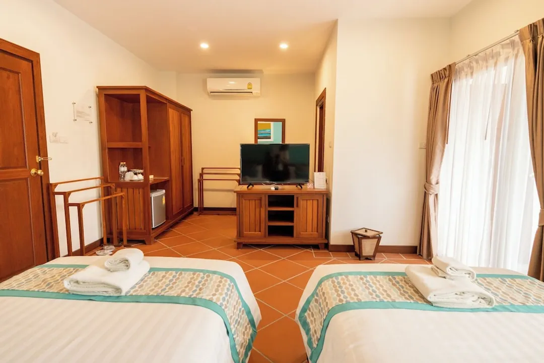 桑帕柯伊別墅飯店-高級雙床房-6