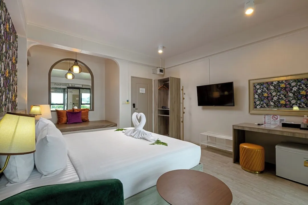 ANGPAO 酒店-Romantic Room, 1 King Bed, Bathtub, Tower, Nature View-6