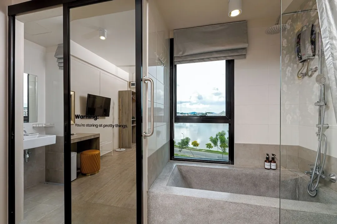 ANGPAO 酒店-Romantic Room, 1 King Bed, Bathtub, Tower, Nature View-9