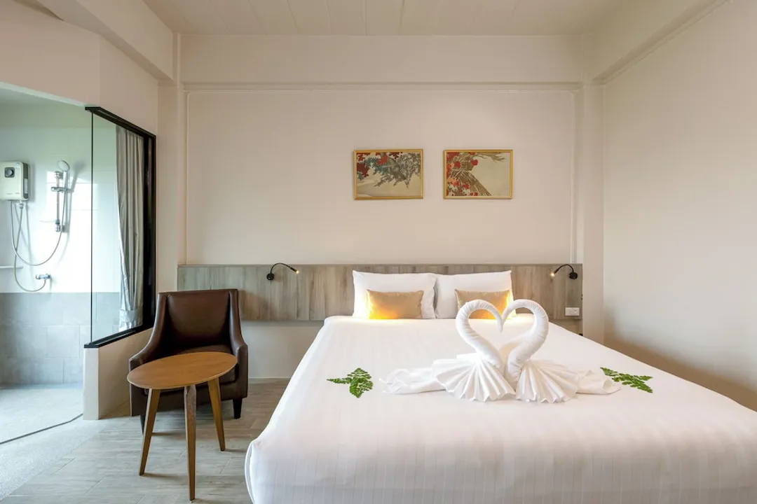 ANGPAO 酒店-Deluxe Room, 1 King Bed, Nature View-5