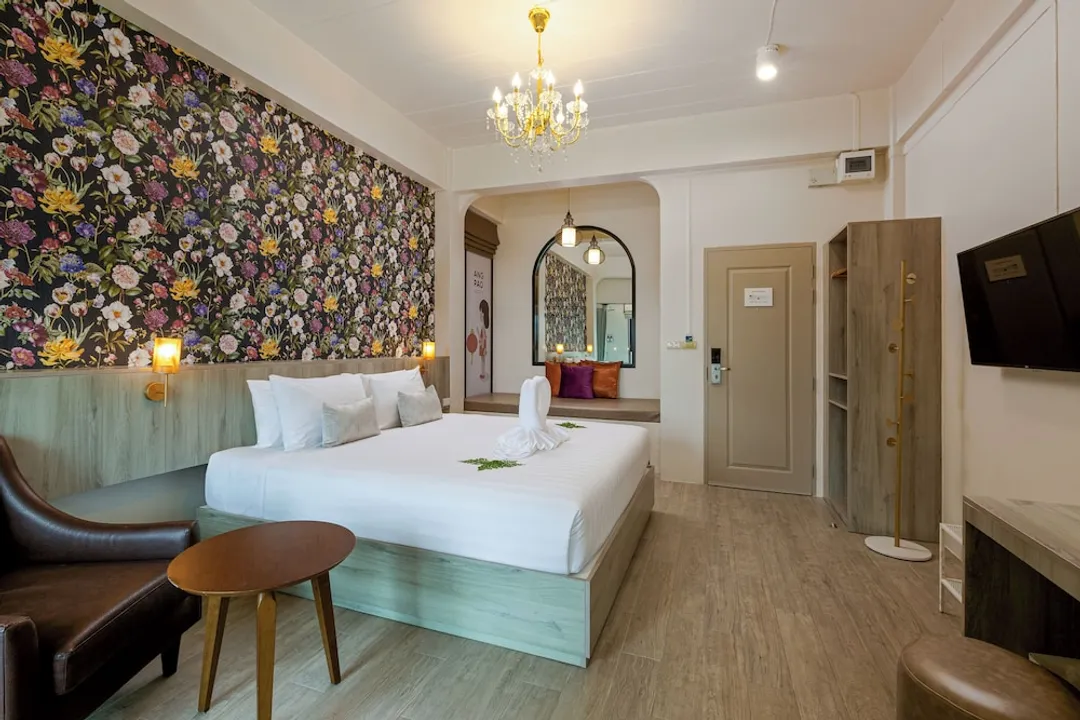 ANGPAO 酒店-Romantic Room, 1 King Bed, Tower, Nature View-1