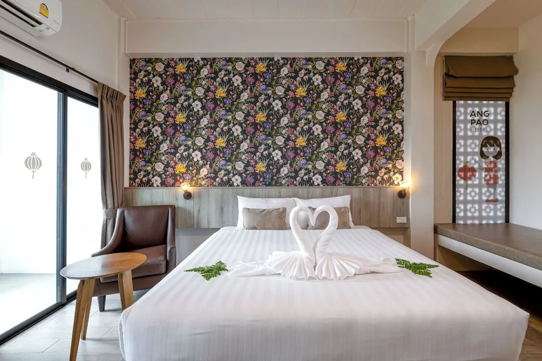 ANGPAO 酒店-Superior Room, 1 King Bed, Tower, Nature View-5