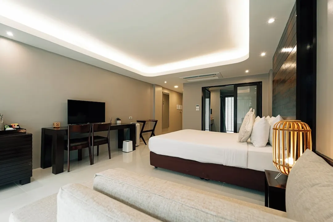 碧海華欣旅館-Deluxe balcony king bed-5