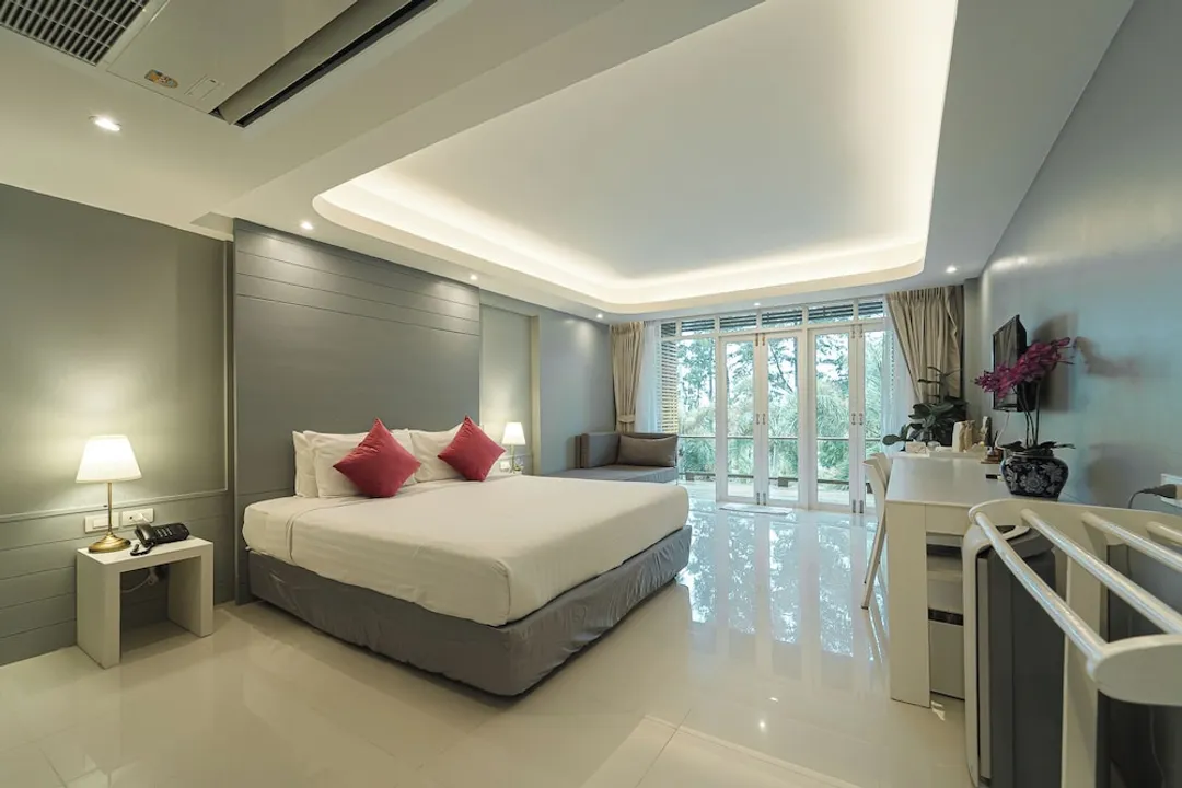碧海華欣旅館-Deluxe balcony king bed-6
