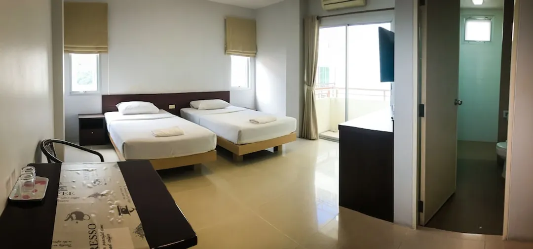 華欣陽光旅館-標準雙床房-1