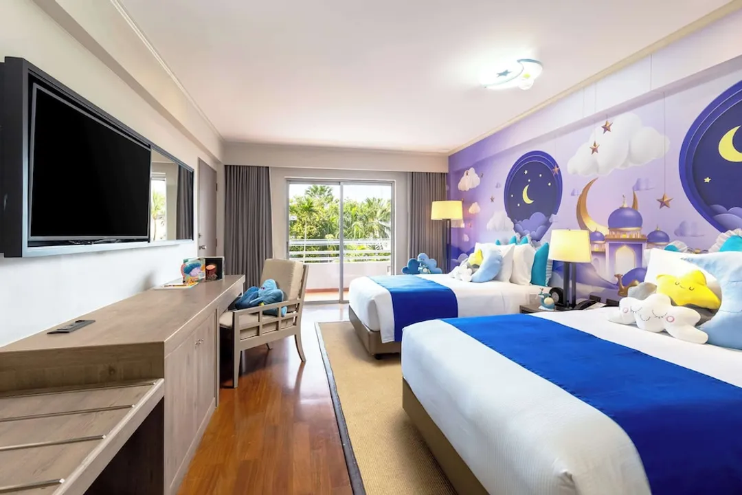 芭達雅阿維尼度假村-Garden View Family Room-11