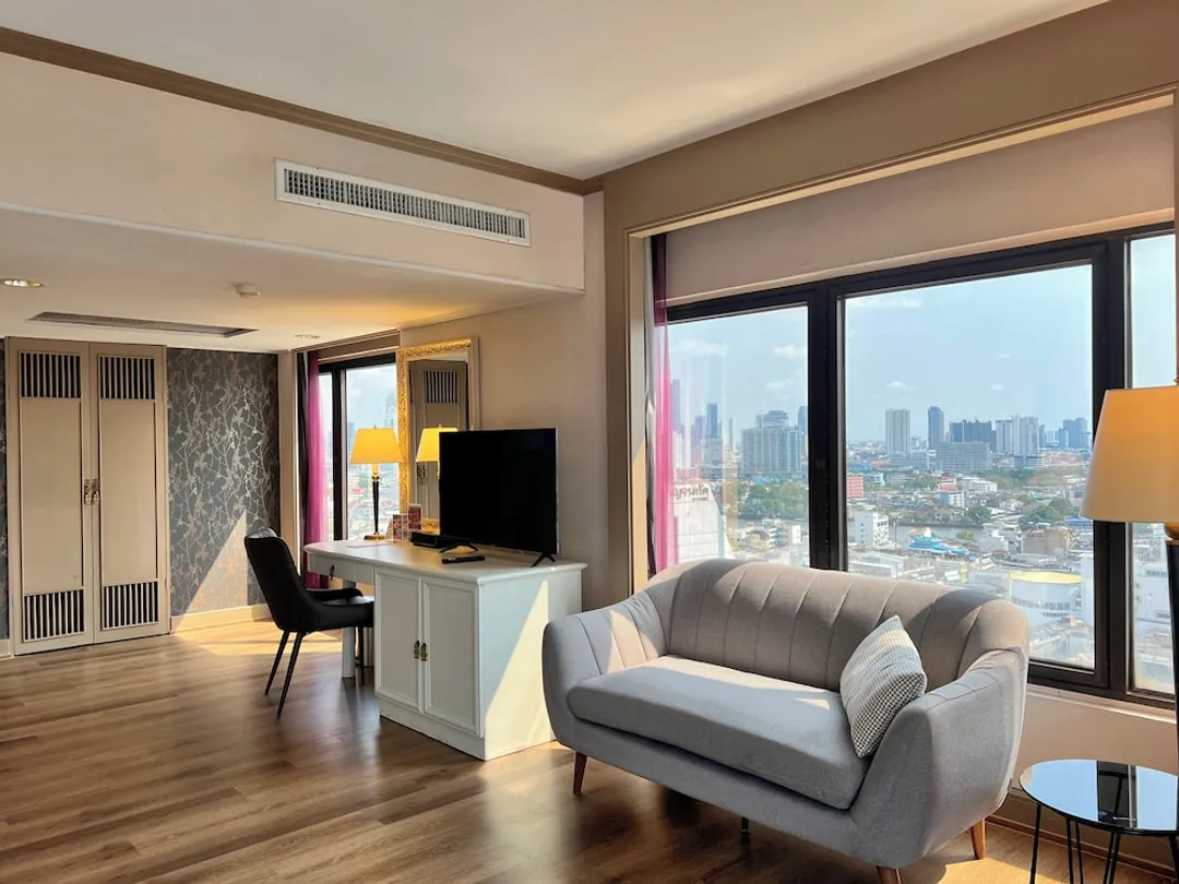 曼谷大中國 - SHA Extra Plus 認證-豪華雙人房, 河景-5