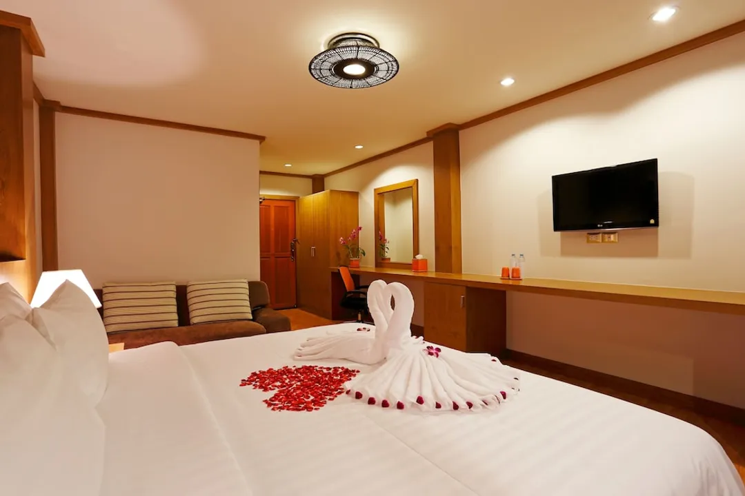 小屋渡假村-Deluxe Double or Twin Room with Lake View-5