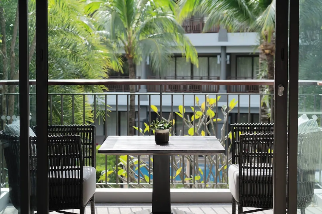 普吉島奈揚海灘萬豪水療度假酒店-客房, 1 張特大雙人床, 花園景觀-10