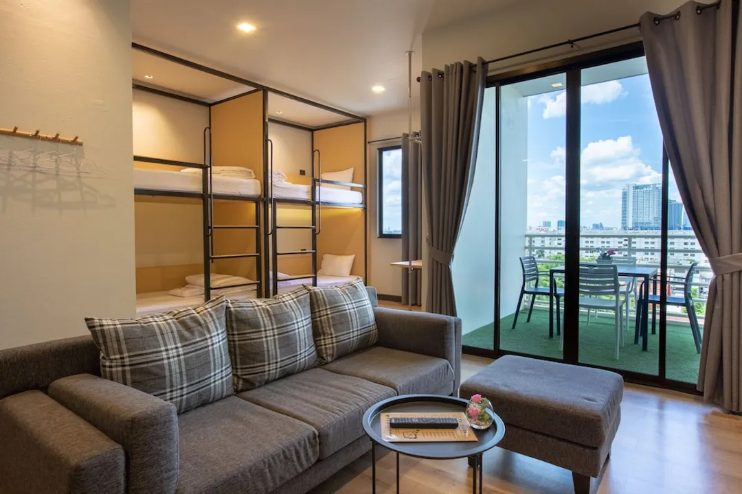 皇家河畔飯店 - SHA Extra Plus 認證-Bunk Bed Room (City View)-1