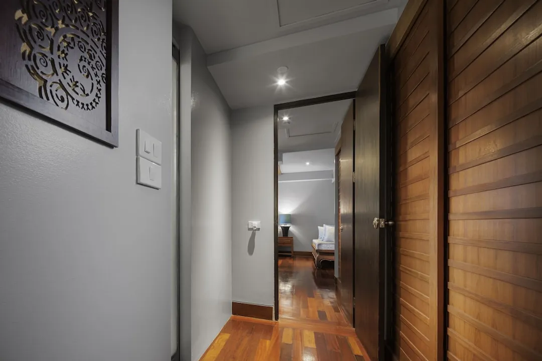 蘇梅島萬麗度假酒店-客房, 1 張特大雙人床, 露台, 地面 (Ground Floor)-2