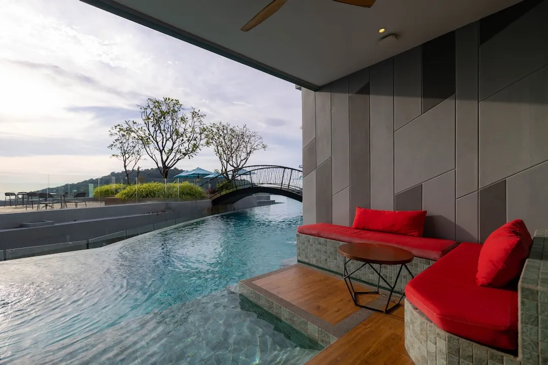 山頂度假村及泳池別墅 - SHA Extra Plus 認證-Deluxe Pool Access Seaview-6