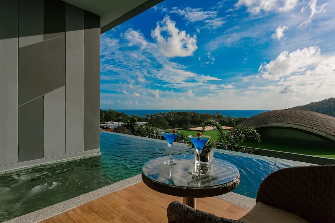 山頂度假村及泳池別墅 - SHA Extra Plus 認證-Deluxe Pool Access Seaview-9