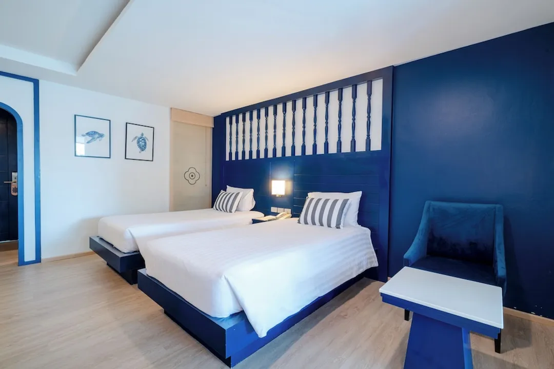 布湖吉塔精品酒店-Boutique Deluxe Twin Balcony +Free Coworking Space-1