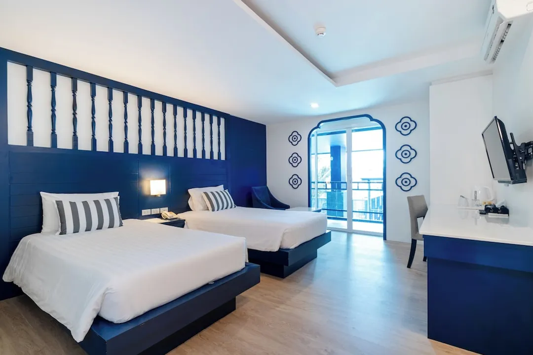 布湖吉塔精品酒店-Boutique Deluxe Twin Balcony +Free Coworking Space-3