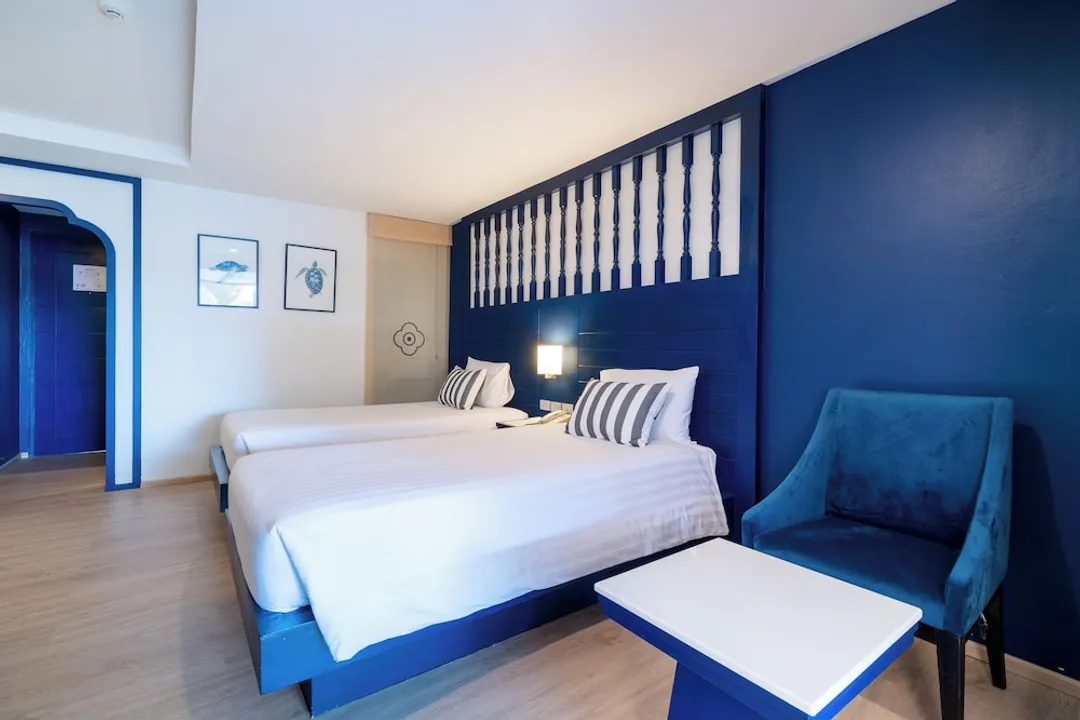 布湖吉塔精品酒店-Boutique Deluxe Twin Balcony +Free Coworking Space-6