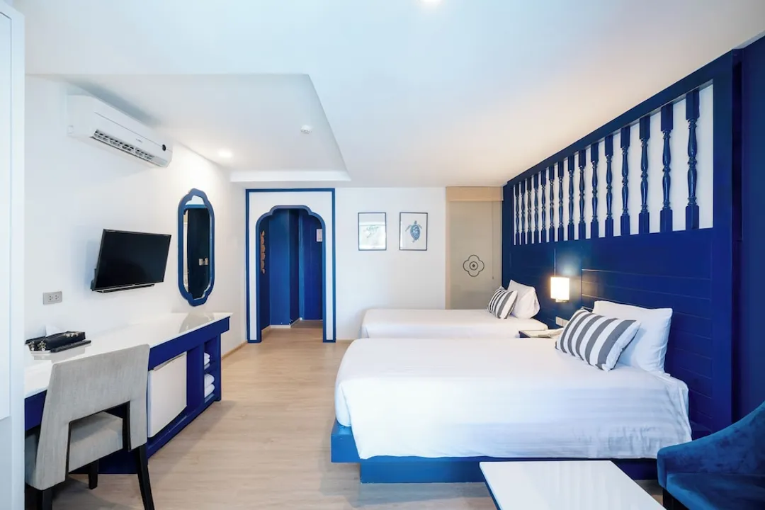 布湖吉塔精品酒店-Boutique Deluxe Twin Balcony +Free Coworking Space-5