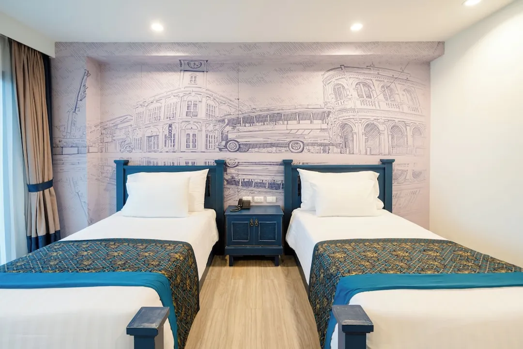 布湖吉塔精品酒店-Grand Deluxe Twin Room +Free Coworking Space-2