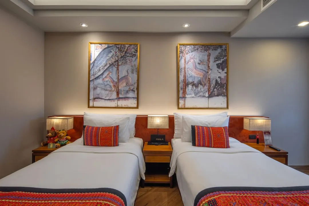 查拉 6 號飯店 - SHA Extra Plus 認證-Deluxe Twin Room without balcony-5