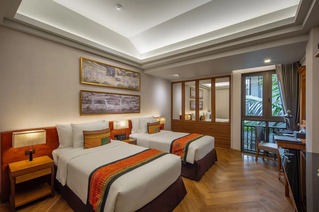 查拉 6 號飯店 - SHA Extra Plus 認證-Deluxe Twin Room without balcony-1