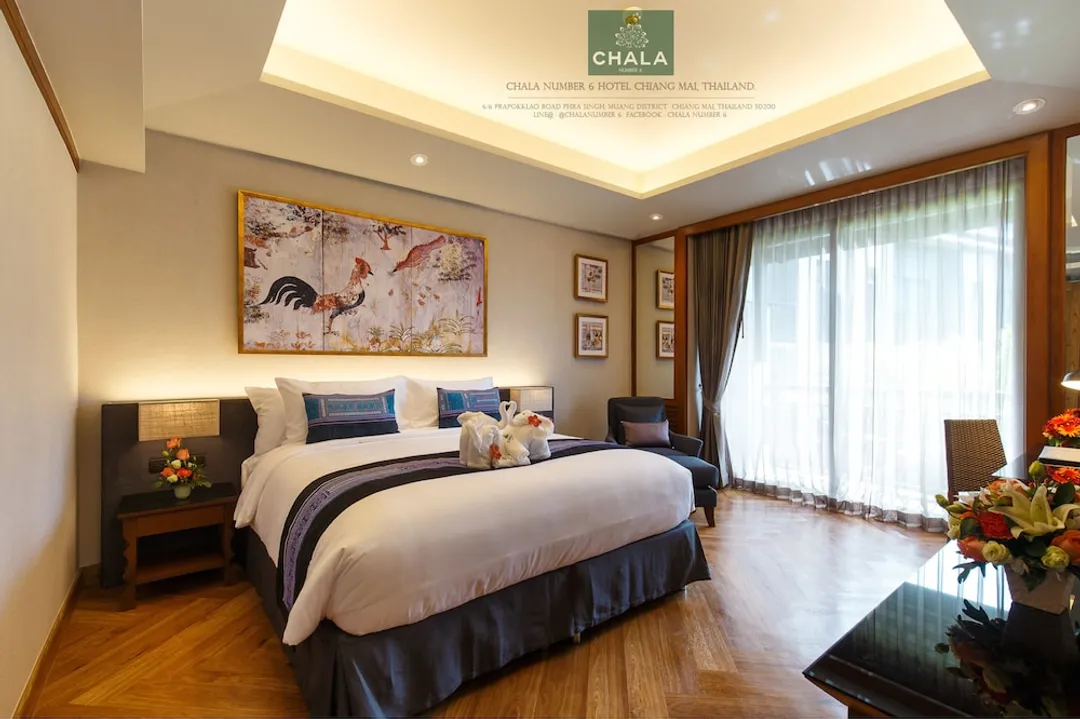 查拉 6 號飯店 - SHA Extra Plus 認證-Deluxe Double Room, Balcony-4