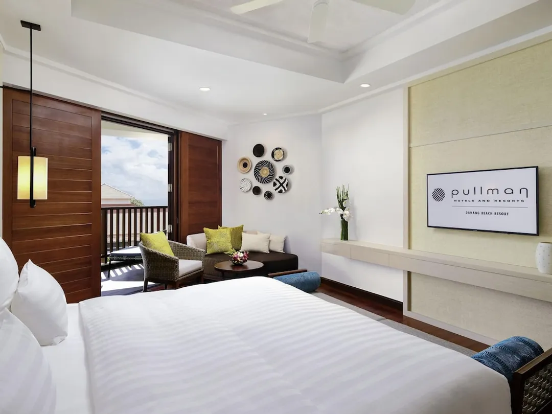 鉑爾曼峴港海灘飯店-豪華客房, 部分海景 (1 Queen Bed)-4