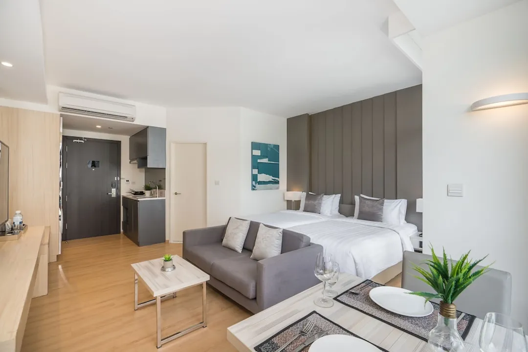 雅頓法義公寓式飯店 - SHA Extra Plus 認證-Deluxe Pool View Room (Twin)-6