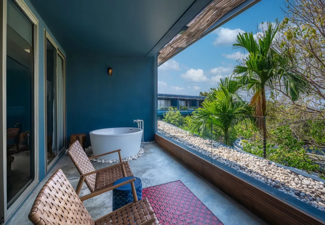 Navana Nature Escape-Super Deluxe Room - with Outdoor Bathtub and Large Bathroom Area, Top Floor-8