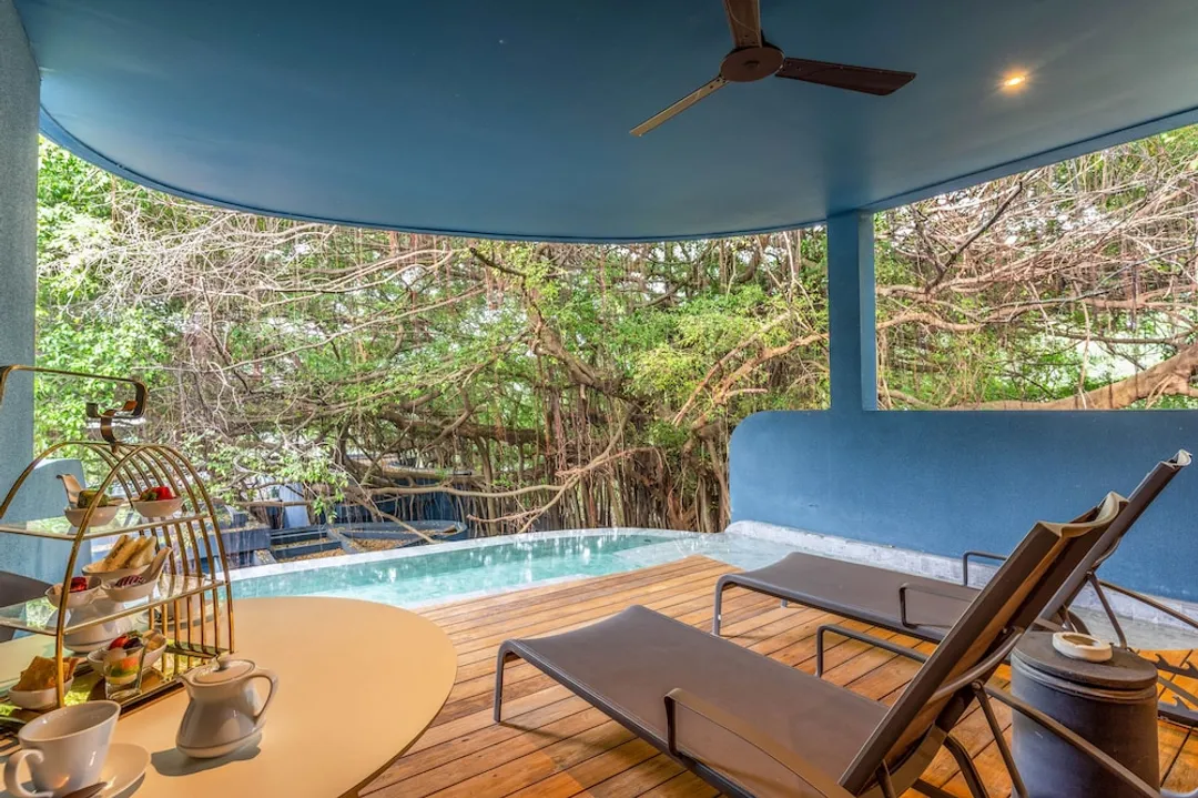 Navana Nature Escape-Banyan Pool Villa - with Private Plunge Pool on Balcony, Indoor Bathtub, Big Banyan Tree view, 2nd F-14
