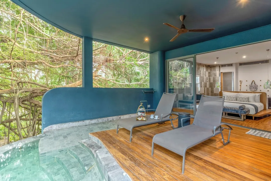Navana Nature Escape-Banyan Pool Villa - with Private Plunge Pool on Balcony, Indoor Bathtub, Big Banyan Tree view, 2nd F-12