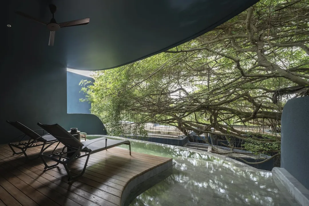 Navana Nature Escape-Banyan Pool Villa - with Private Plunge Pool on Balcony, Indoor Bathtub, Big Banyan Tree view, 2nd F-5