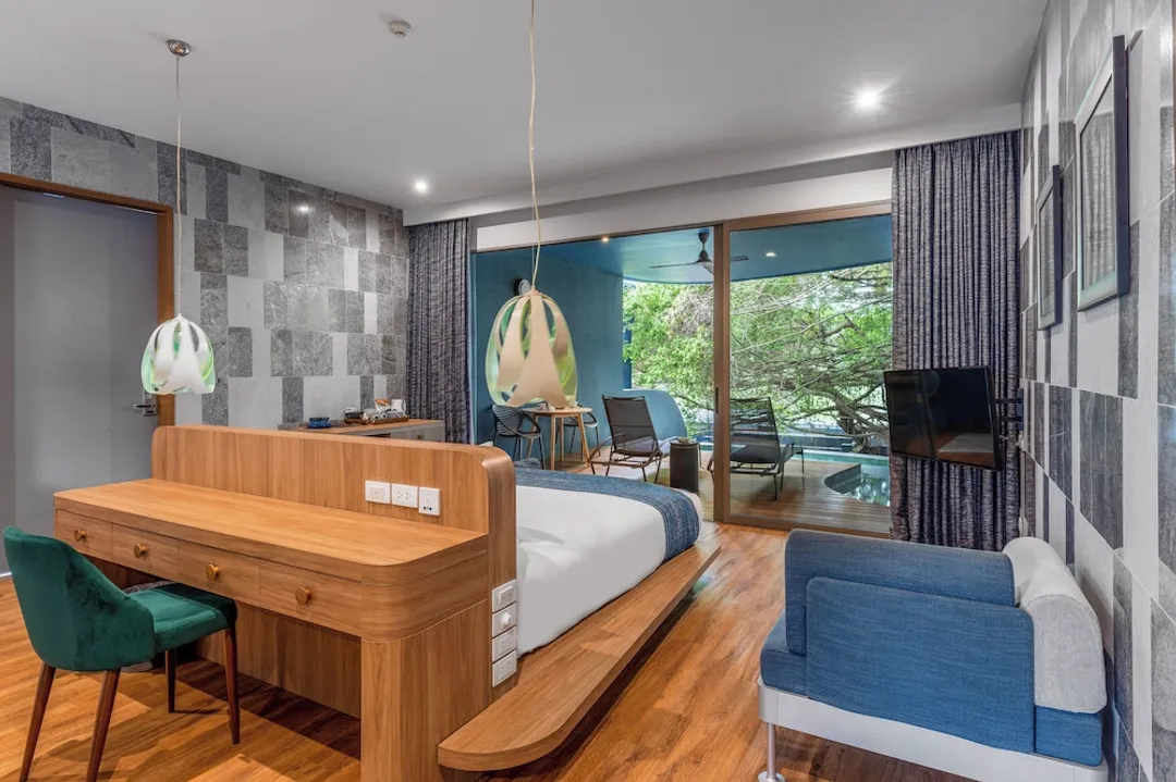 Navana Nature Escape-Banyan Pool Villa - with Private Plunge Pool on Balcony, Indoor Bathtub, Big Banyan Tree view, 2nd F-1