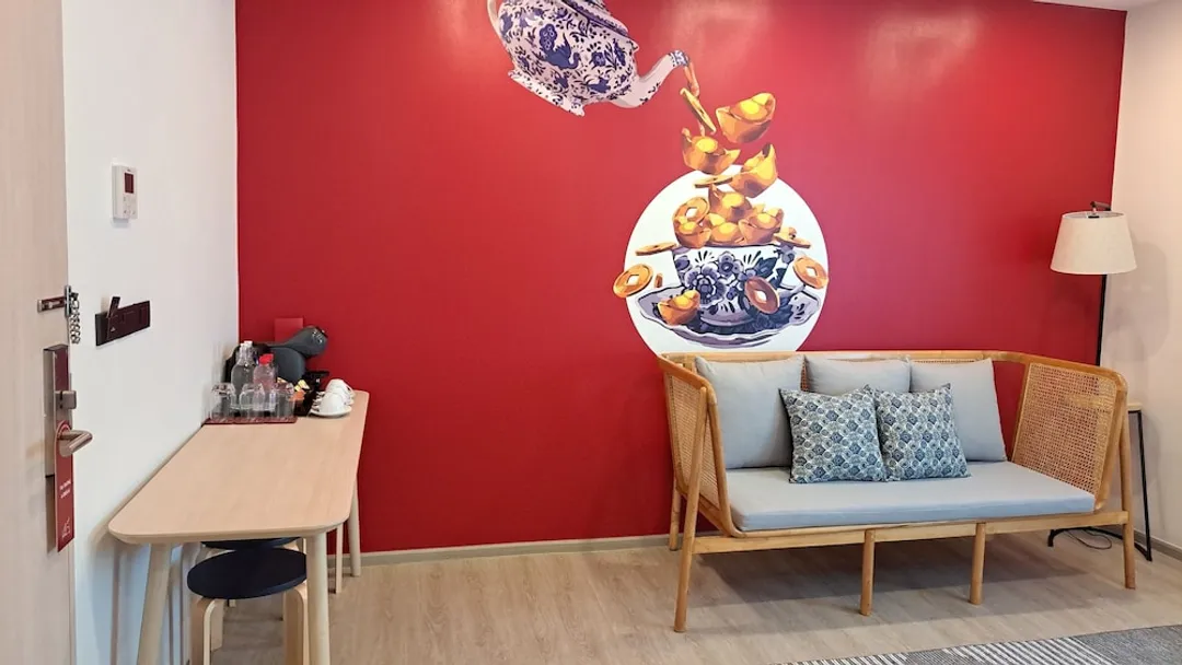 中城拉薩達酒店-普通套房, 多張床-8