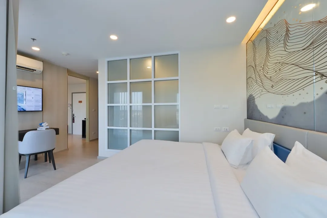 Centre Point Prime Hotel Pattaya-总统客房, 1 张特大床, 城市景观-4