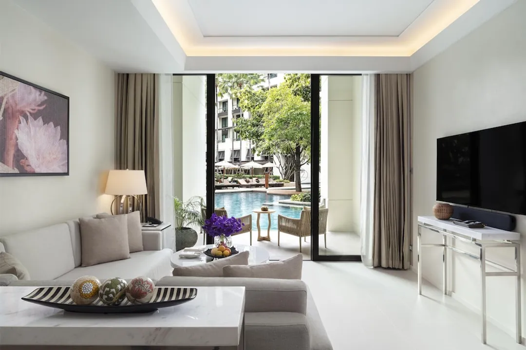 曼谷暹羅凱賓斯基酒店-Duplex Cabana Room with Direct Pool Access ( Executive Lounge Benefit )-11