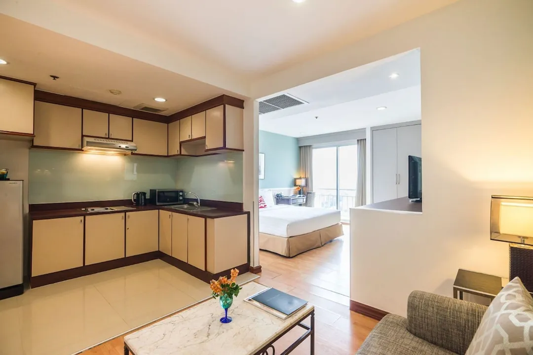暹羅常青廣場 - UHG-Deluxe Suite with kitchen and bathtub-4