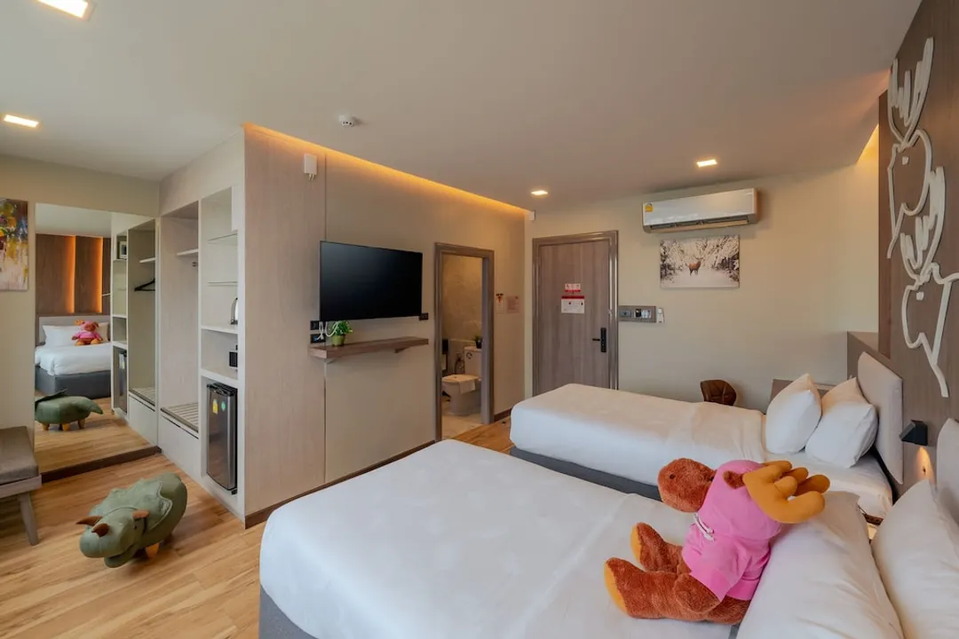 慕斯飯店-Deluxe Twin with Bathtub-8
