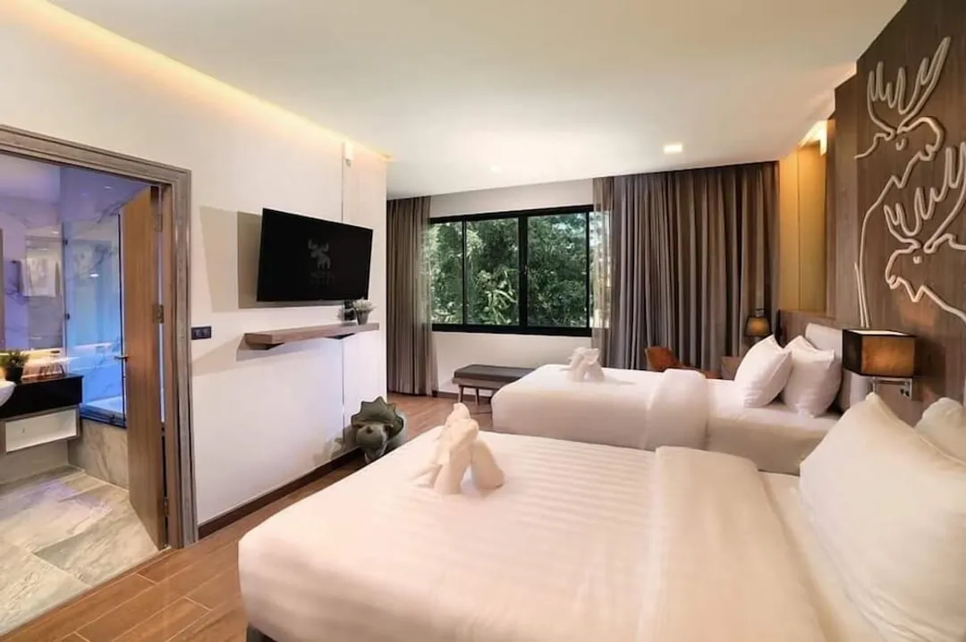 慕斯飯店-Deluxe Twin with Bathtub-3