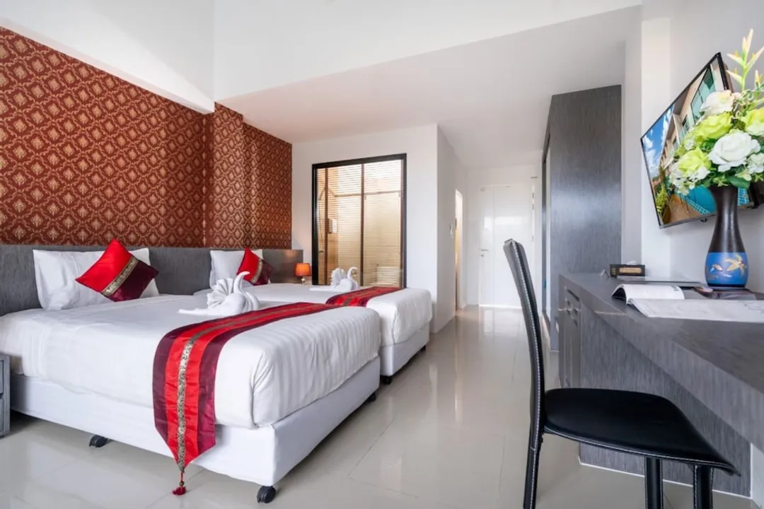 泰晤士河泳池通道度假村 SHA+-Deluxe Twin Room with Pool Access-2