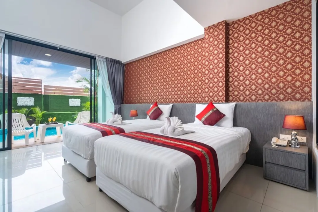 泰晤士河泳池通道度假村 SHA+-Deluxe Twin Room with Pool Access-7