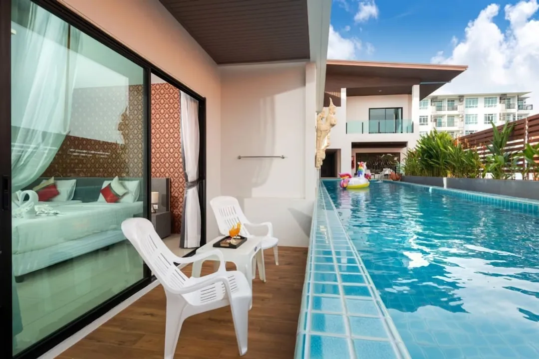 泰晤士河泳池通道度假村 SHA+-Deluxe Twin Room with Pool Access-8